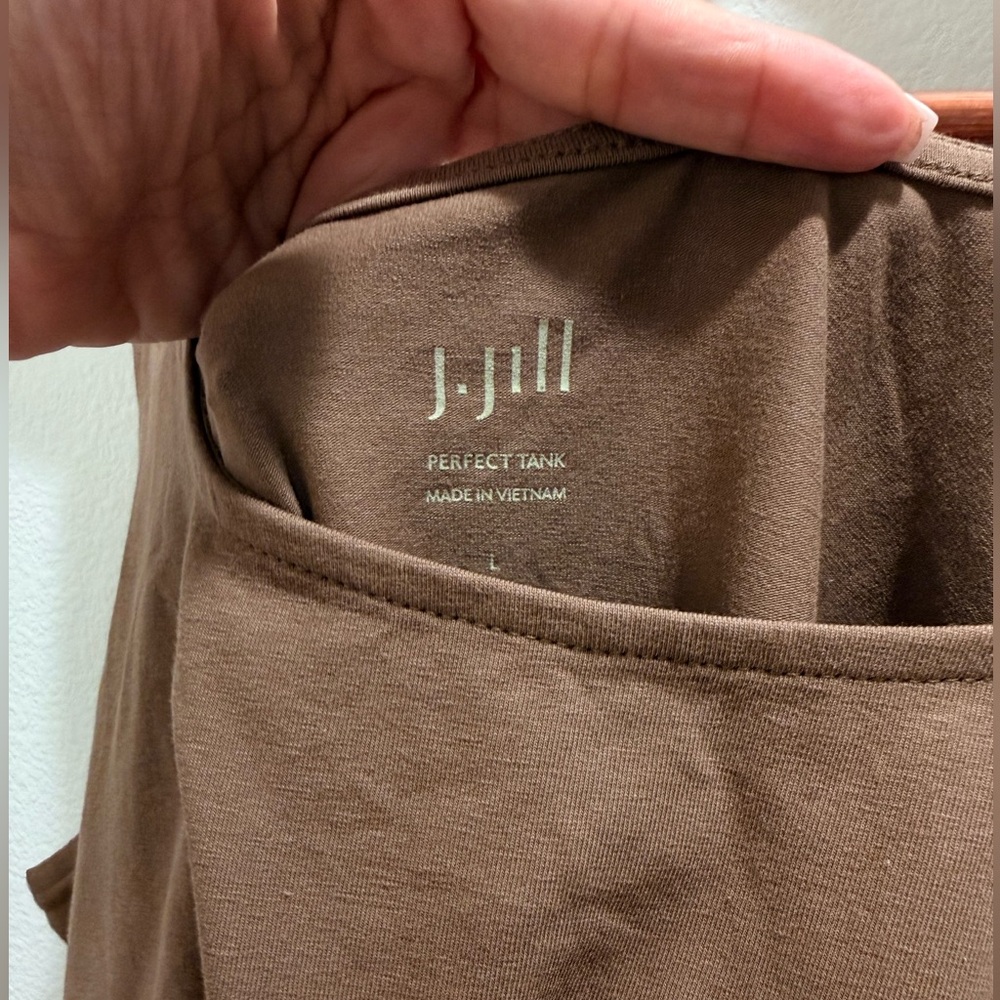 J. Jill Chocolate Brown Tank Top - Picture 3 of 4